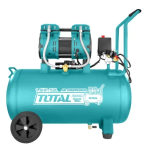 Compresor 50L SIN ACEITE INDUSTRIAL TOTAL TCS1120508-4 1.6 HP Mando Directo