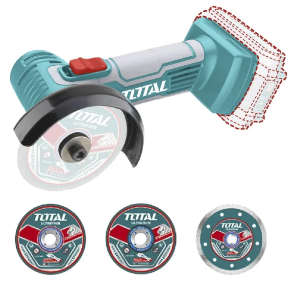Miniamoladora 76mm 20V INDUSTRIAL TOTAL TAGLI7601