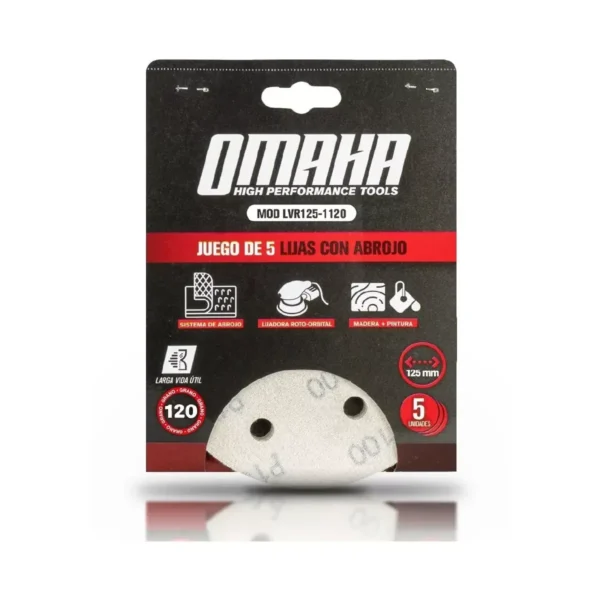 Lijas Circulares Grano 100 LVR125-1120 OMAHA