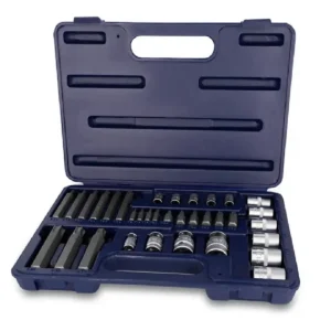 Torx Juego Bocallave y Puntas x 34 Pzs (¼"-3/8"-½") BREMEN 3159