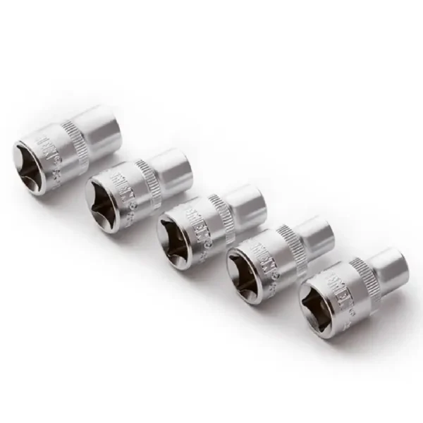 Torx Juego Tubos x 5 Pzs (Encastre1/2") (E8-E16) BREMEN 3373