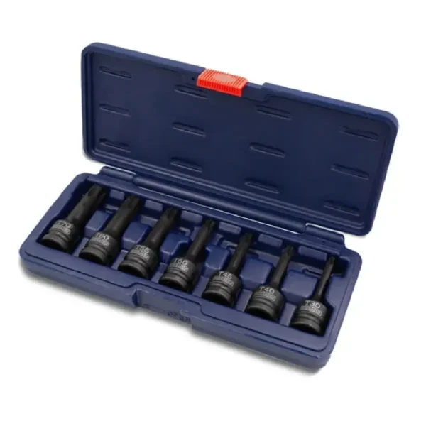 Torx Juego Bocallave [Impacto] x 7 Pzs (30-70) (½") (Cr-Mo) BREMEN 3693