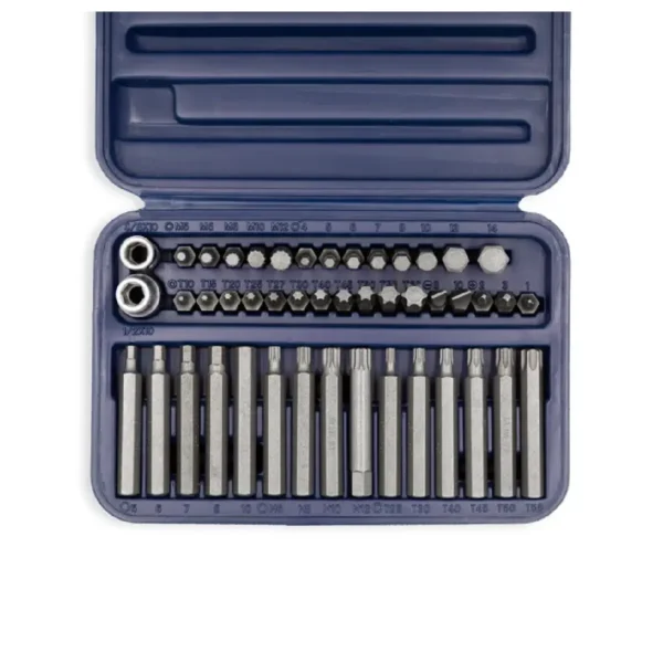 Juego Puntas Torx/Allen/Multi-Estria/PL/PH x 46 Pzs BREMEN 4180