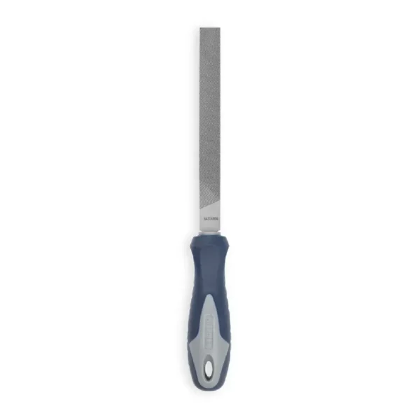 Lima Plana Bastarda 8" c/cabo y Blister BREMEN 4590