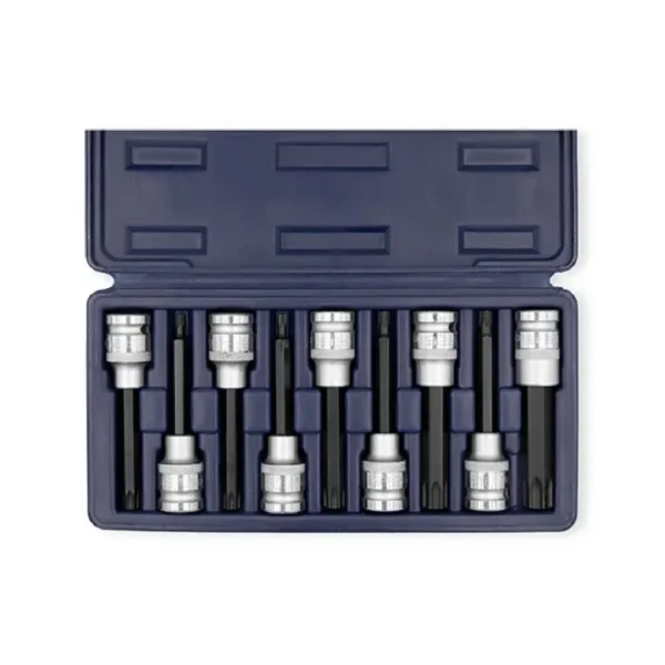 Torx Juego Bocallave c/Puntas Torx x 9Pzs (½") (L100mm) (Ac-S2) BREMEN 5779
