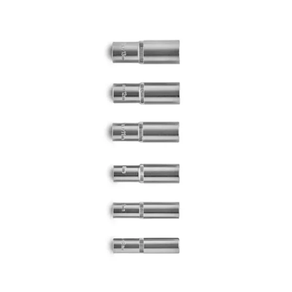 Juego Bocallave Encastre 1/4" x 6 Pzs [Largas] (4-7mm) Hexagonales BREMEN 6334