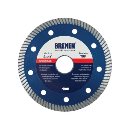 Disco Diamantado 4-½" Turbo Fino BREMEN 6735