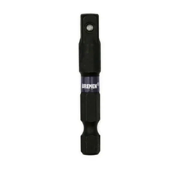 Adaptador Impacto 1/4" Hexagonal x 3/8" Cuadrado Macho (50mm) [3 unid] BREMEN 7873