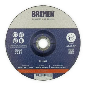 Disco de Desbaste 4-1/2" (115x4.8x22mm) [10U.] BREMEN 7930