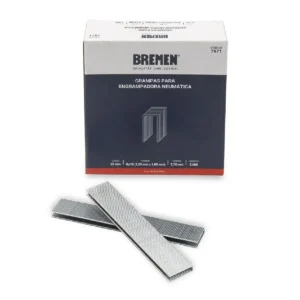 Grampas 40mm [Corona 5.70mm] (Caja 5.000 uni) P/Clavadora Engrampadora BREMEN 7974