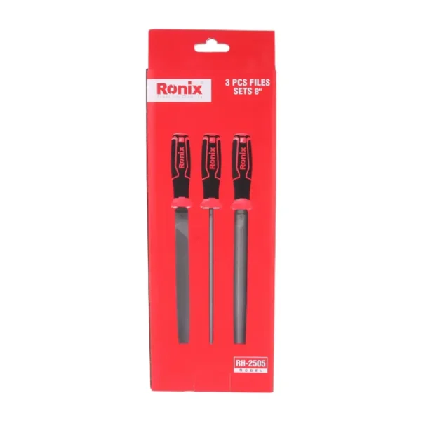 Set de 3 Limas P/ Acero RONIX RH-2505