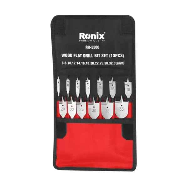Set de Mechas Paleta P/Madera 13 Pcs RONIX RH-5300