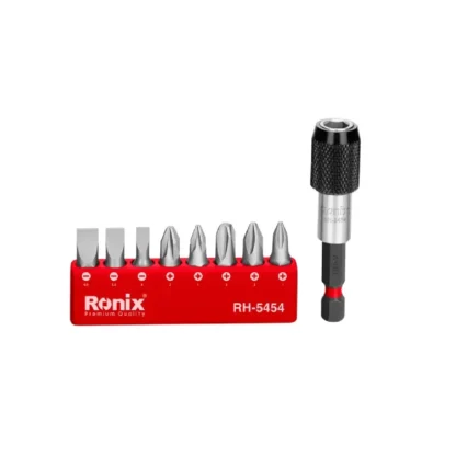 Set de Puntas PL Y PH C/ Acople de 1/4 9 Pcs RONIX RH-5454