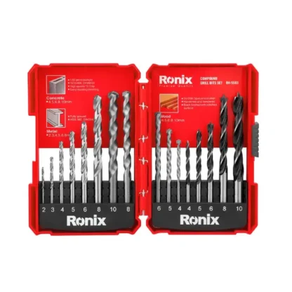 Set de Mechas P/Madera - Widia - Metal de 16 Pcs RONIX RH-5583